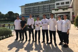 1 of our graduates and 7 interns at the Rixos Premium Belek Hotel