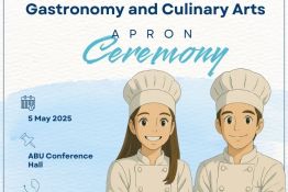 Tourism Faculty Gastronomy and Culinary Arts Apron Ceremony