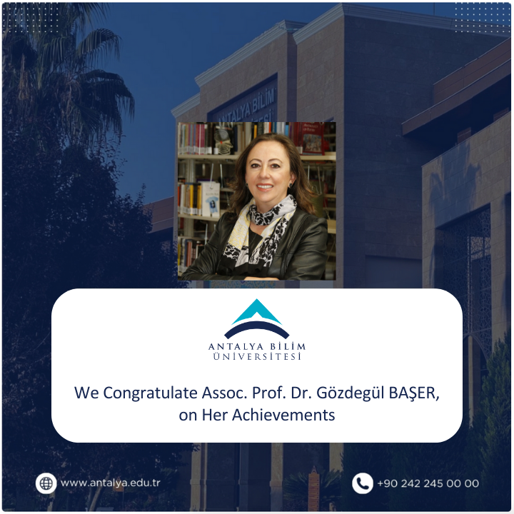 Academic Success of Assoc. Prof. Dr. Gözdegül Başer