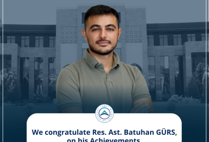 Academic Success of Res. Asst. Batuhan GÜRS