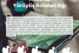 Antalya Bilim Üniversitesi Turizm Fakültesi Akdeniz Yürüyüş Rotaları Ağı'nda!