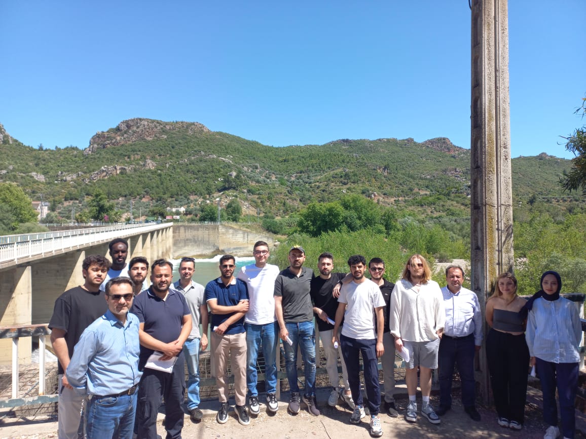 Antalya Bilim University Department of Civil Engineering on a Site Visit