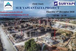 Antalya Suryapı Teknik Gezi