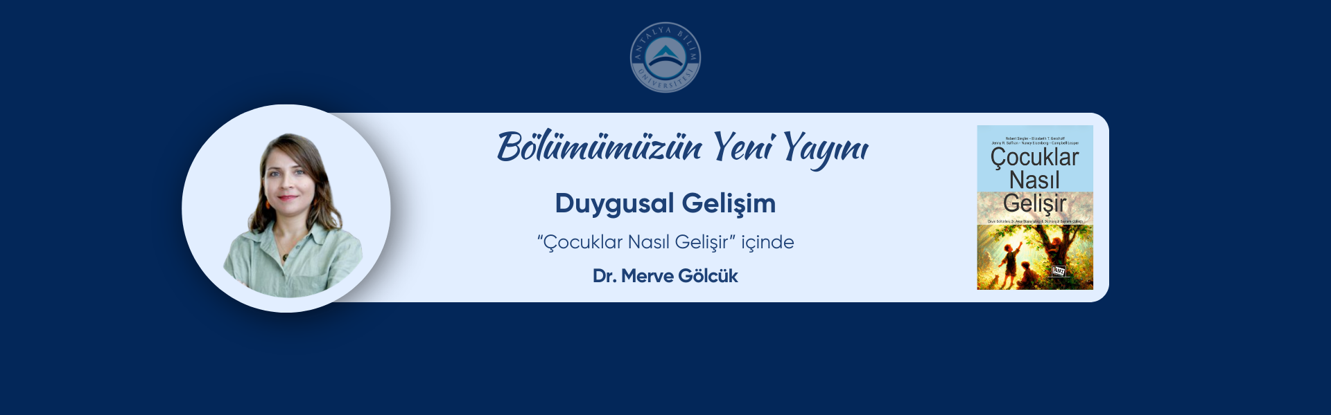 Bölümümüzün Yeni Yayını
