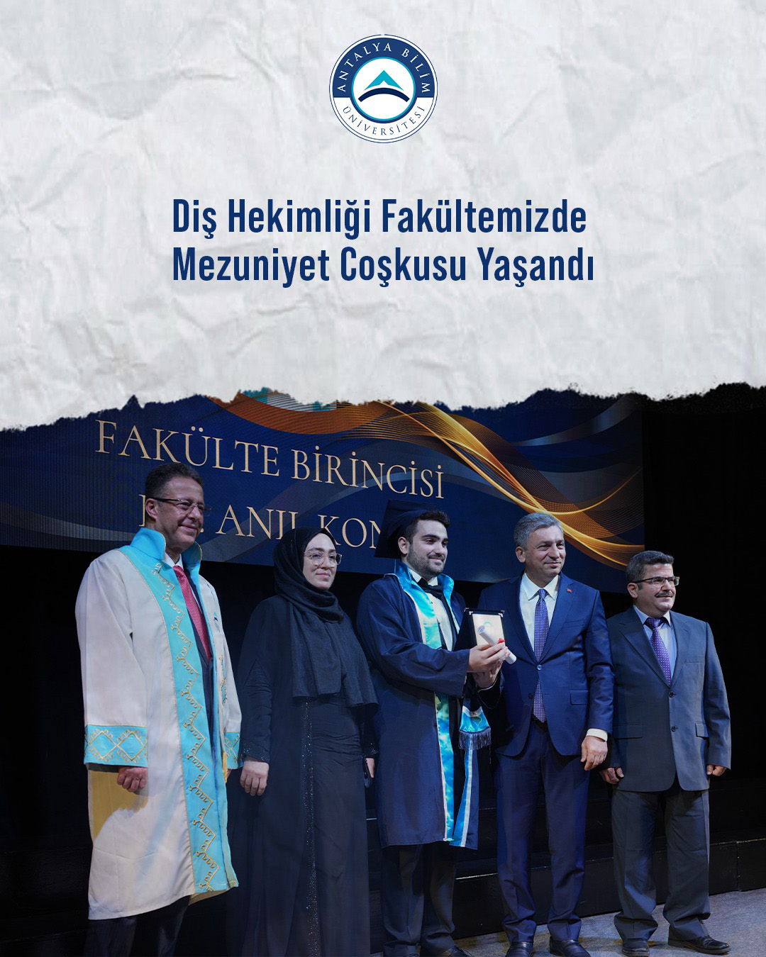 Diş Hekimliği Fakültemizde Mezuniyet Coşkusu Yaşandı
