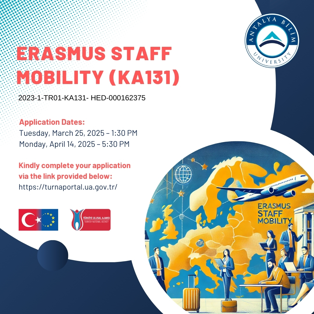 Erasmus Training and Teaching Staff Mobility Applications