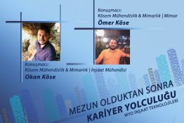 İnşaat Teknolojisi Öğrencilerimize Online Seminer