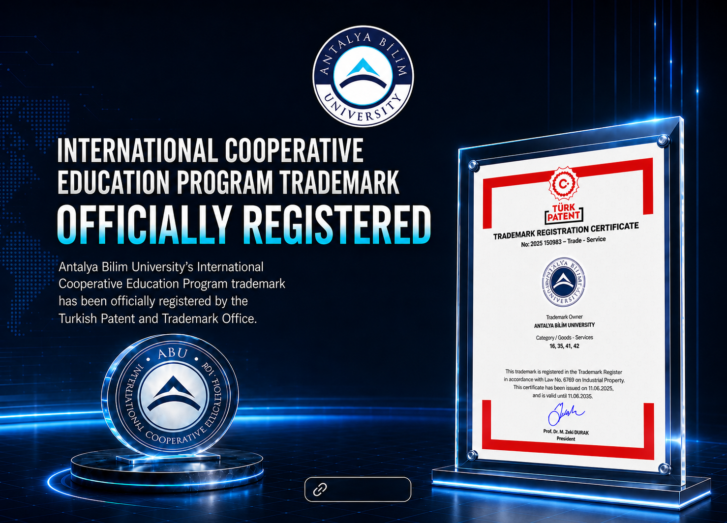 International Cooperative Education Program Trademark Officially Registered