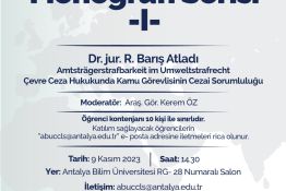 Monografi Serisi - I -
