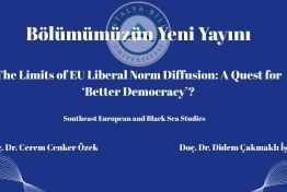 Öğretim Üyelerimizin Makalesi Yayımlandı