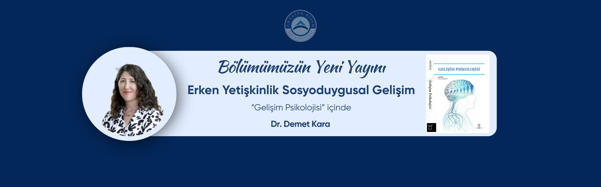 Öğretim Üyemizin Kitap Bölümü Yayınlandı