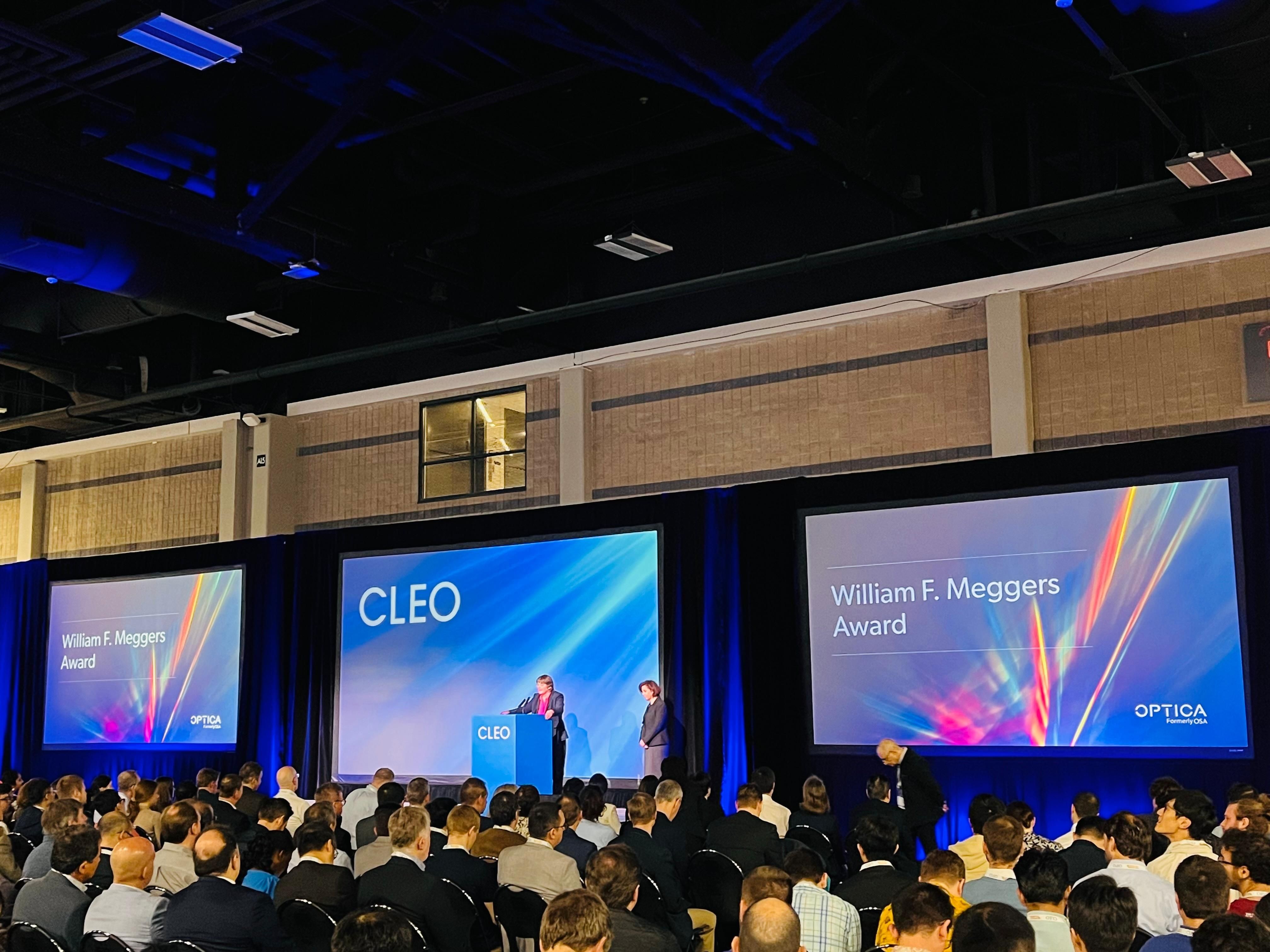 Research Assistants and Former Graduate Present at CLEO Conference in Charlotte, USA