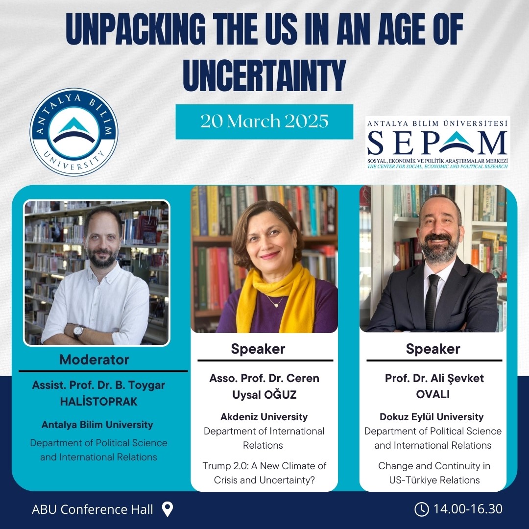 SEPAM Panel Entitled "Unpacking US in an Age of Uncertainty" was Held