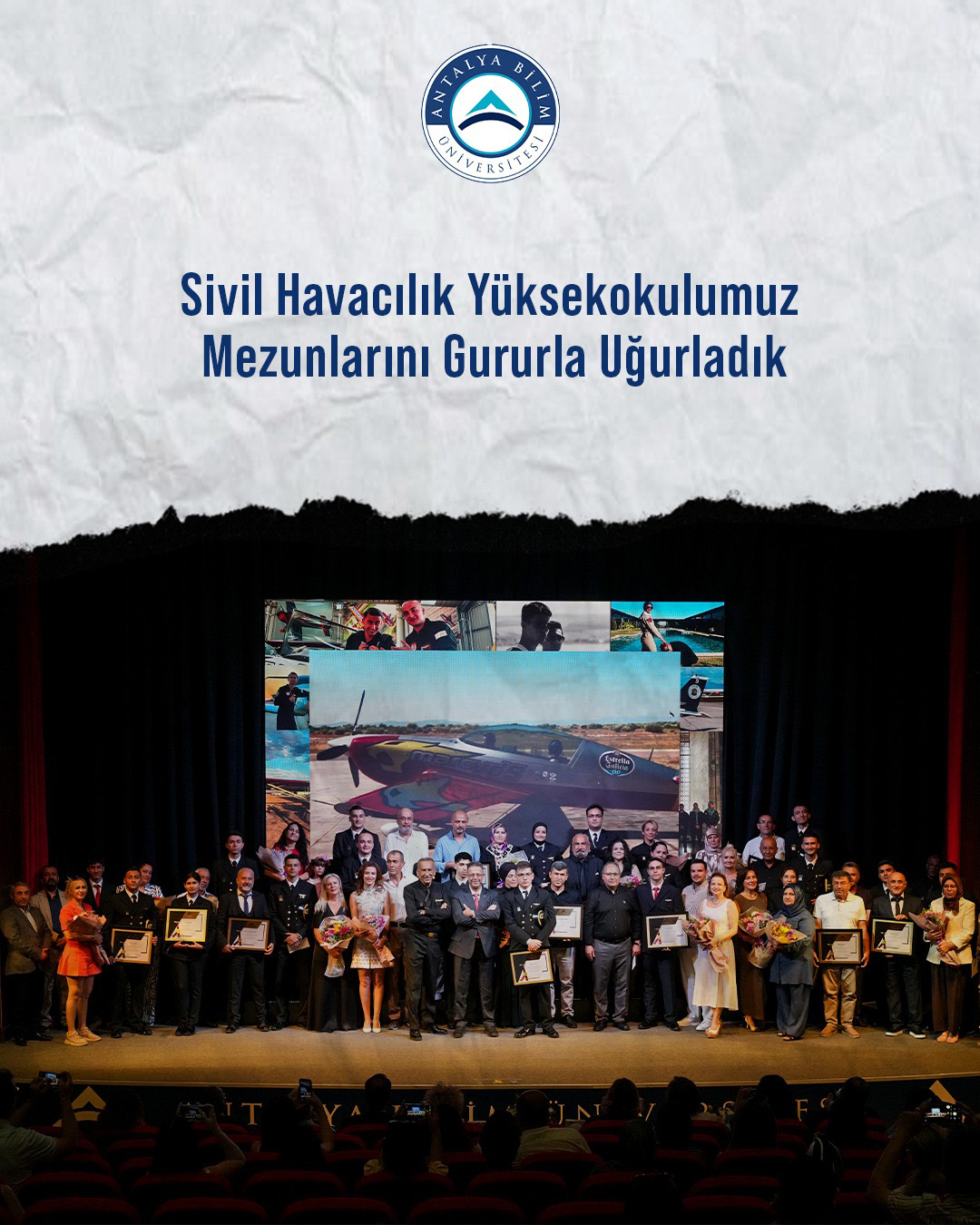Sivil Havacılık Yüksekokulumuz Mezunlarını Gururla Uğurladık