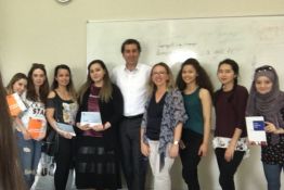 Sn. Baki Karaçay Avrupa Birliği projeleri hakkında öğrencilerimize bilgi verdi