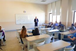 Sn. Hakan Duran sektörel deneyimlerini öğrencilerimizle paylaştı